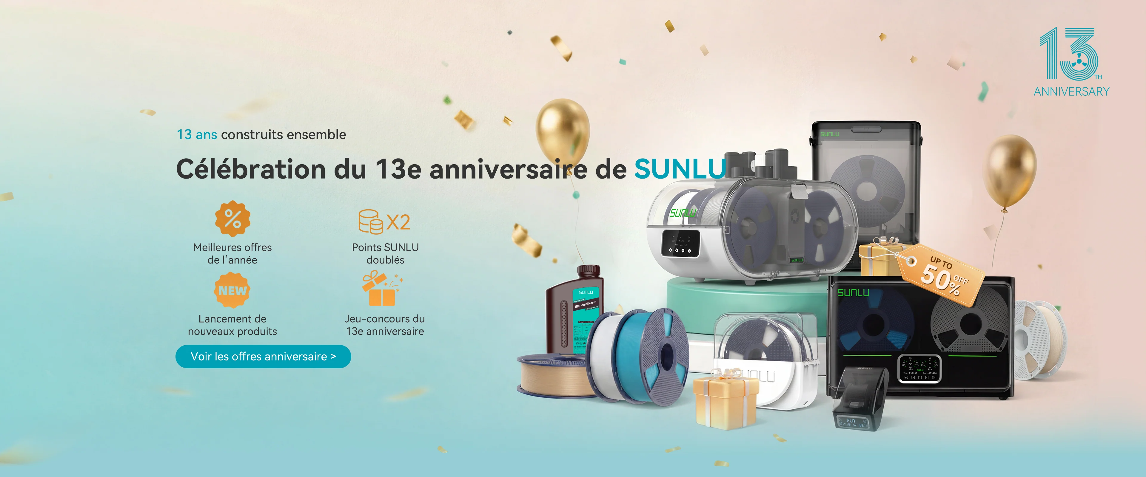 Innovez en 3D avec SUNLU